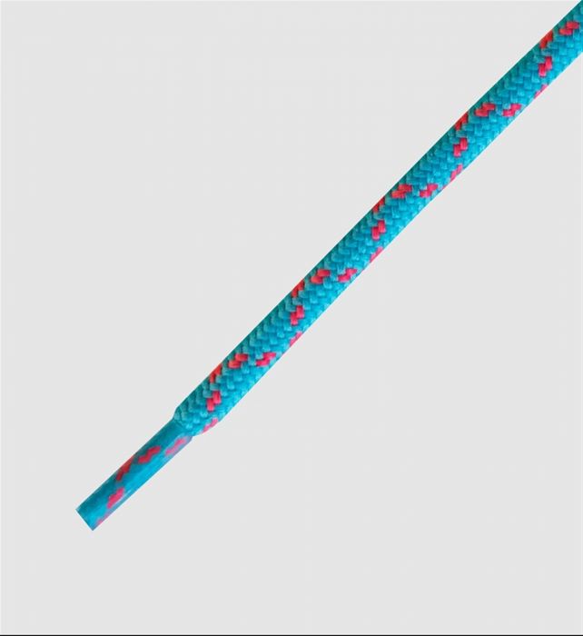 Hikies ENERGY Round 115cm Laces - Mellow Blue/Neon Pink - Mr.Lacy