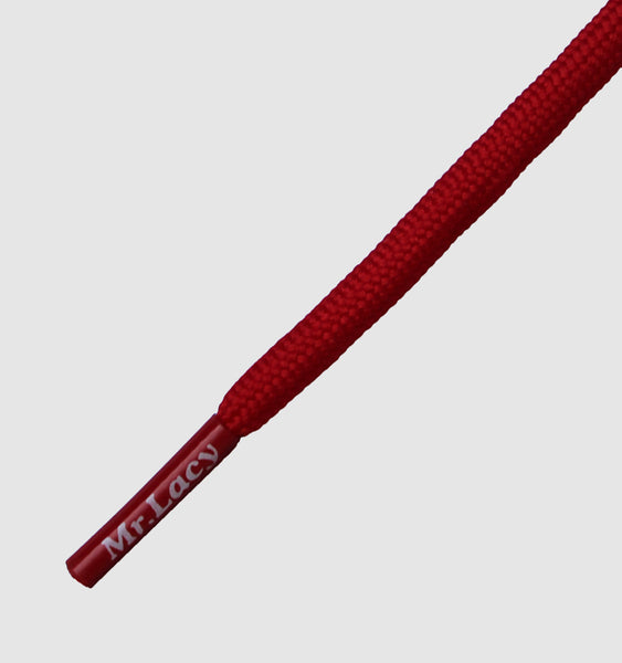 Hillies DM Round 140 cm Boot Laces - Bright Red - Mr.Lacy