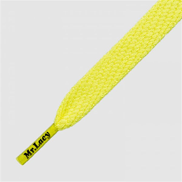 Flatties Shoelaces - Mid Yellow - Mr.Lacy