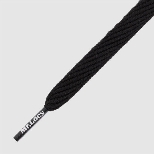 Flatties Shoelaces - Black - Mr.Lacy