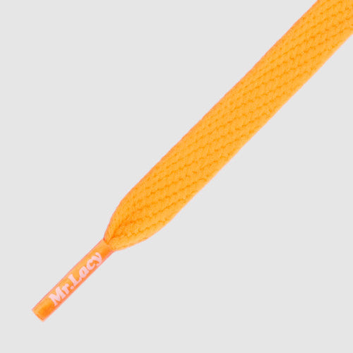 Flatties Shoelaces - Bright Orange - Mr.Lacy