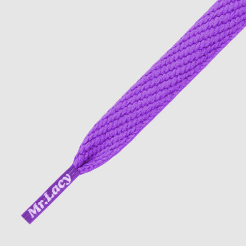 Flatties Shoelaces - Purple - Mr.Lacy