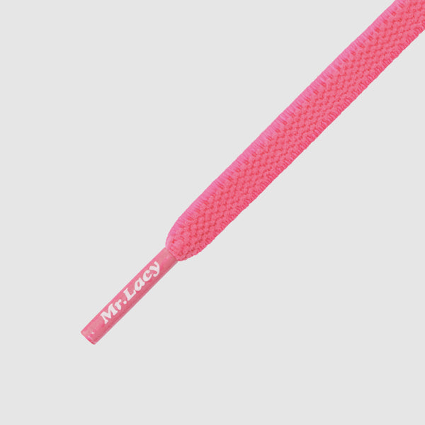 Flexies 110 cm Shoelaces - Neon Pink - Mr.Lacy