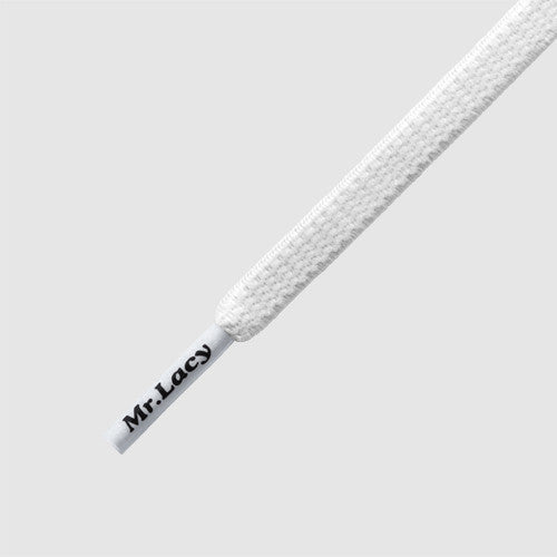 Flexies 110 cm Shoelaces - White - Mr.Lacy