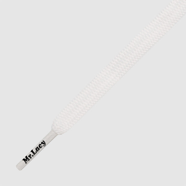 Runnies Flat 80 cm Shoelaces - White - Mr.Lacy