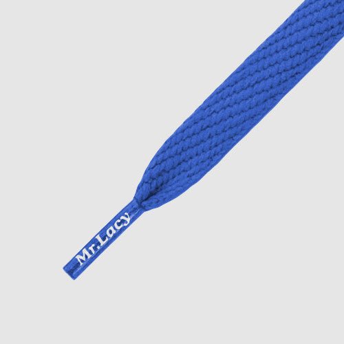 Junior Flatties Shoelaces - Royal Blue