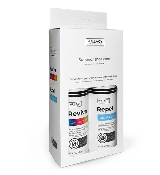Repel & Revive Shoecare Duo Pack - 200ml x 2 - Mr.Lacy