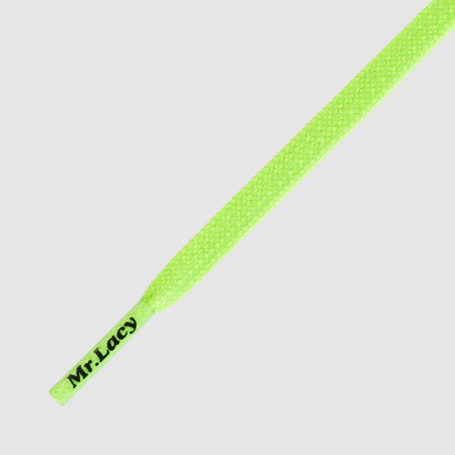 Goalies Football Boot Laces - Neon Green - Mr.Lacy