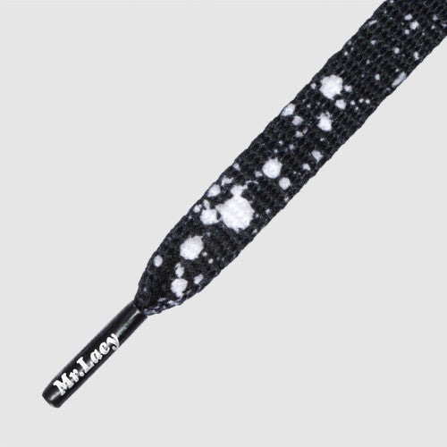 Printies Shoelaces - Cement Black/White - Mr.Lacy