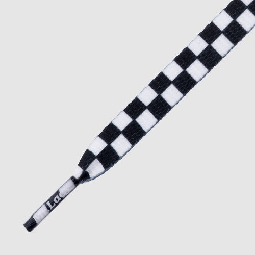Printies Shoelaces - Checkered Black/White - Mr.Lacy