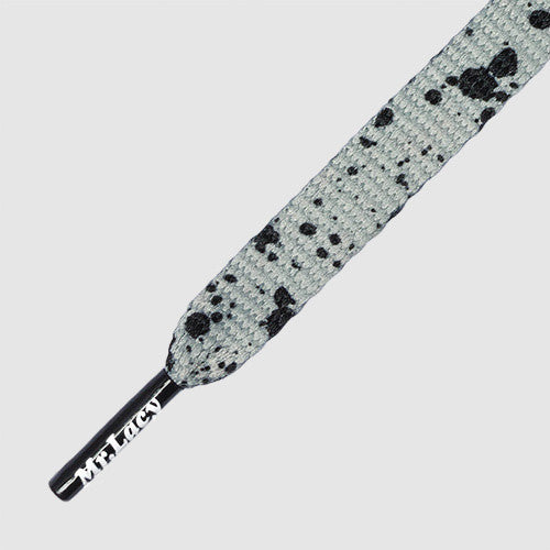 Printies Shoelaces - Cement Grey/Black Speckle - Mr.Lacy