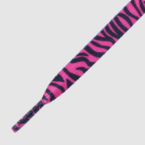 Printies Shoelaces - Hot Pink / Black Zebra - Mr.Lacy