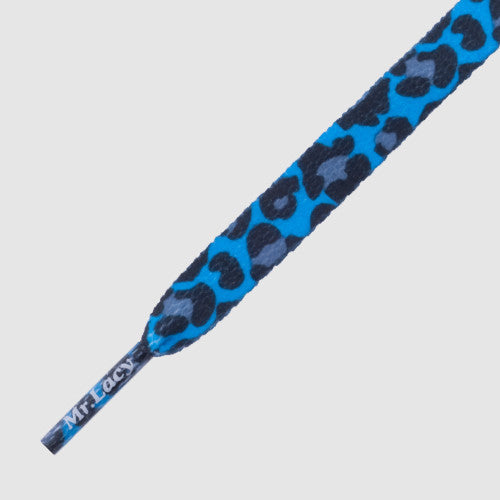 Printies Shoelaces - Leopard Royal Blue - Mr.Lacy