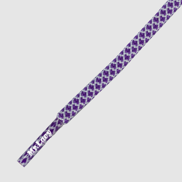 Ropies Shoelaces - Violet/White - Mr.Lacy