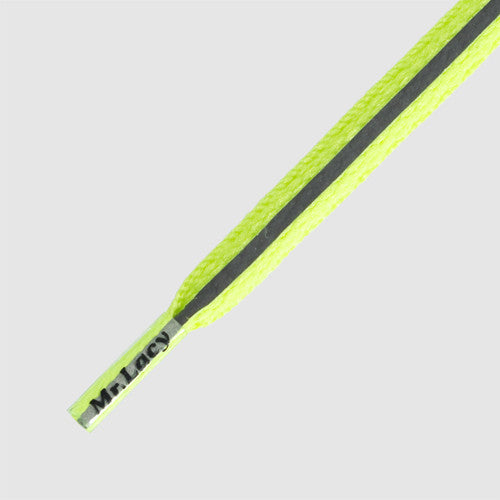 Runnies Reflective Shoelaces - Neon Lime Yellow - Mr.Lacy
