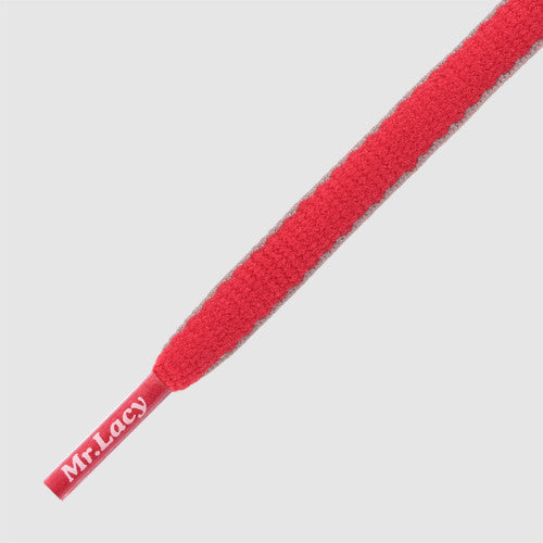 Slimmies Two Tone Shoelaces - Red and Grey - Mr.Lacy