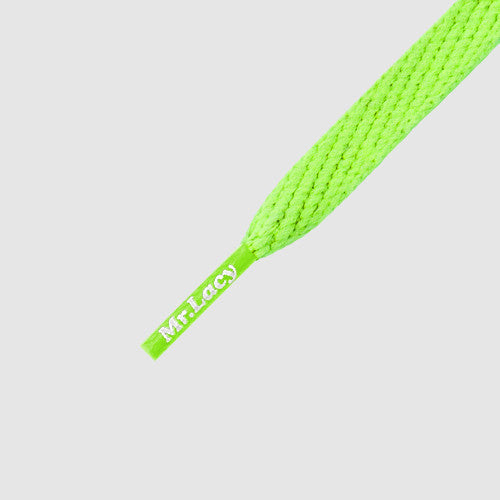 Smallies Shoelaces - Neon Green - Mr.Lacy