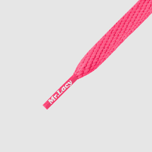 Smallies Shoelaces - Neon Pink - Mr.Lacy